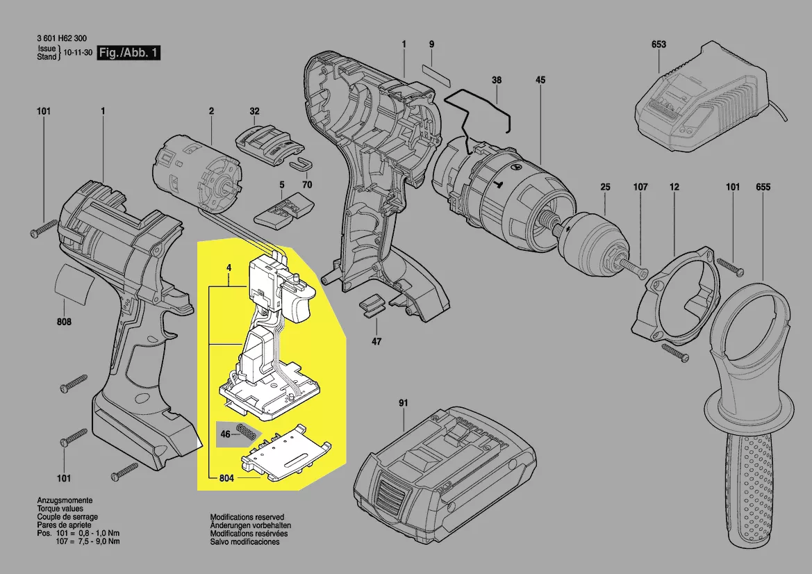 Module électronique réf. 1 607 233 524 BOSCH